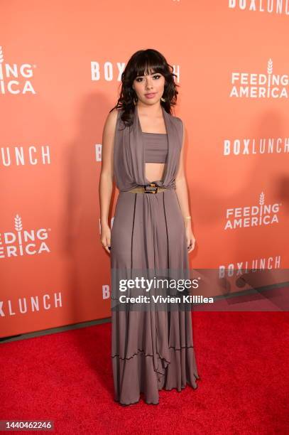 Xochitl Gomez attends the BoxLunch gala honoring Feeding America on November 09, 2022 in Los Angeles, California.