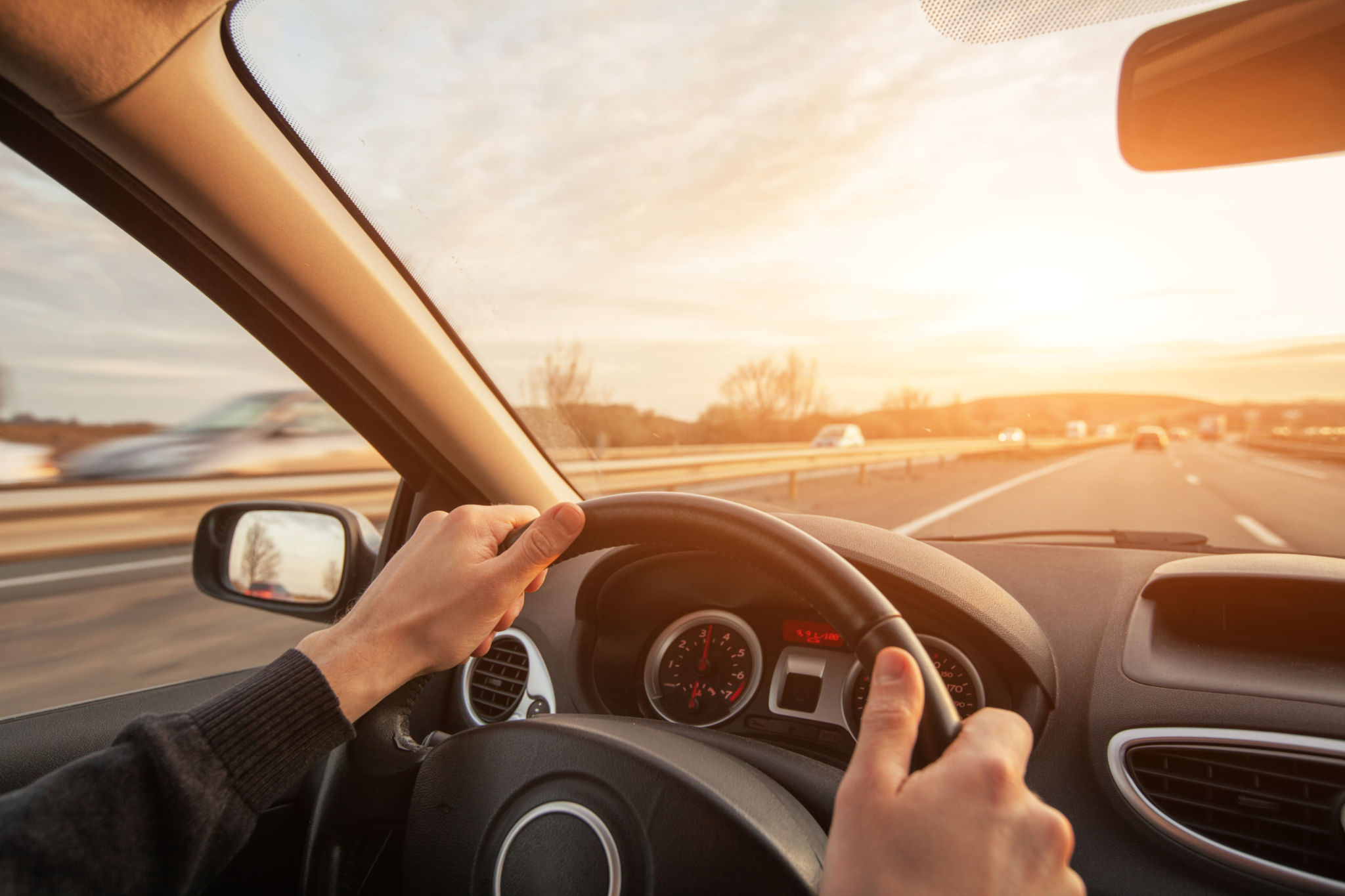 car driving highway