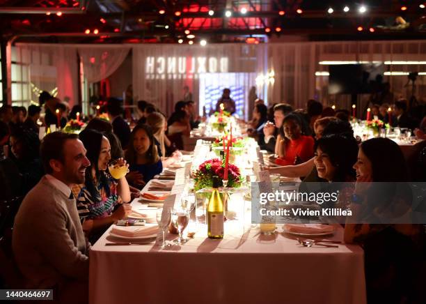 General view of atmosphere at the BoxLunch gala honoring Feeding America on November 09, 2022 in Los Angeles, California.