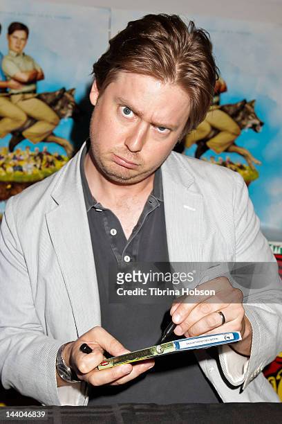 Tim Heidecker attends 'Tim and Eric's Billion Dollar Movie' blu-ray disc and DVD release party at Amoeba Music on May 8, 2012 in Hollywood,...