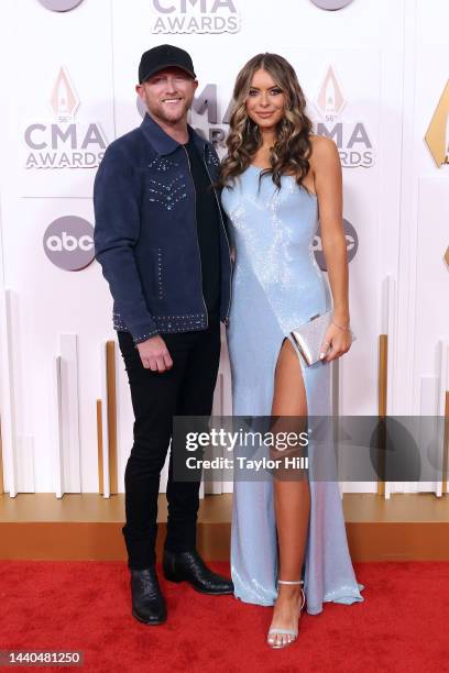 Cole Swindell attends the 56th Annual CMA Awards at Bridgestone Arena on November 09, 2022 in Nashville, Tennessee.