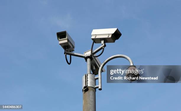 security cameras - conspiracy theories stock pictures, royalty-free photos & images