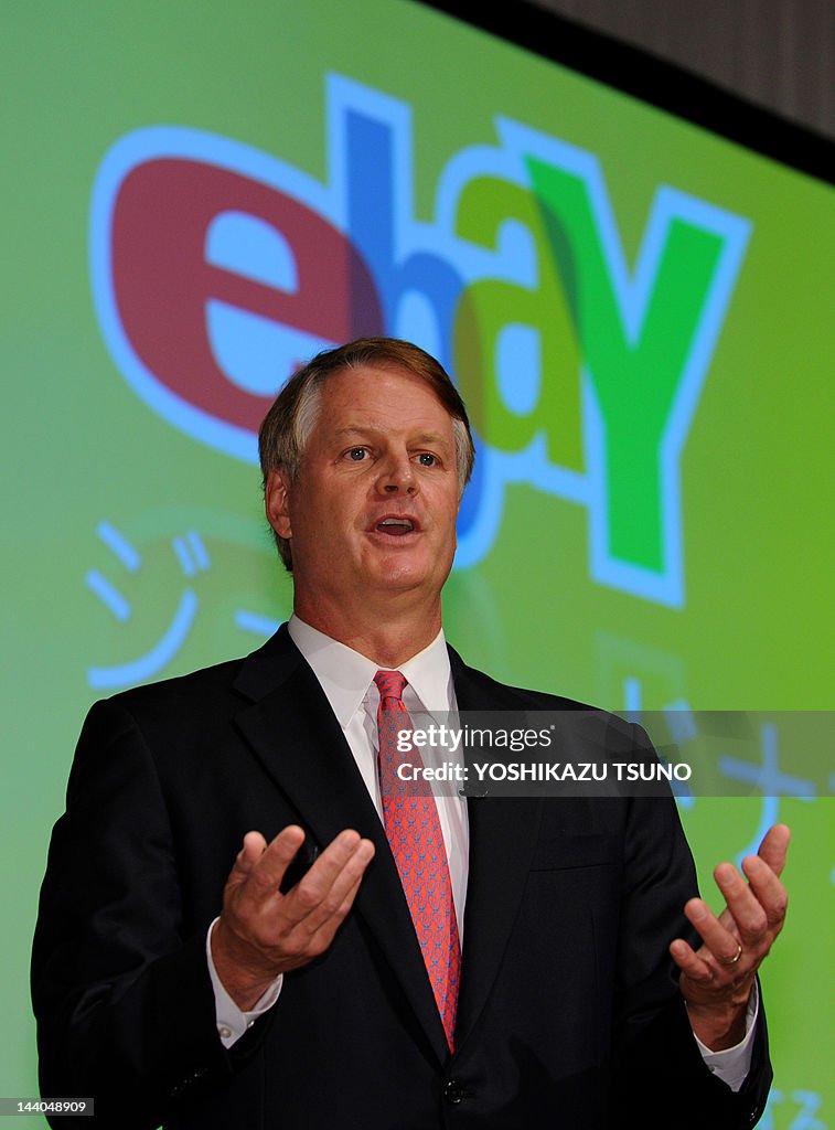 US online transaction giant eBay CEO Joh