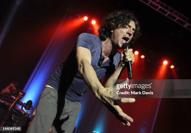 Gary Lightbody of the musical group Snow Patrol performs at The Hollywood Palladium on May 8, 2012 in Los Angeles, California.