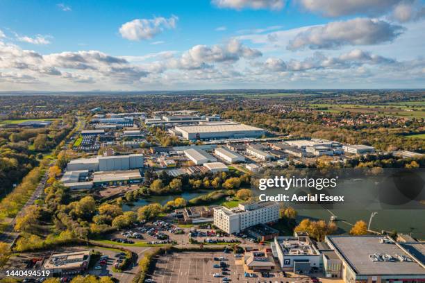 bentalls pipps industrial estate, basildon, essex, uk. - essex stock pictures, royalty-free photos & images