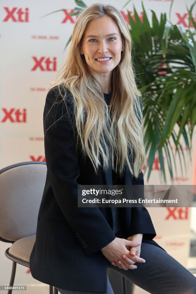 Model Bar Refaeli poses at a photocall during the presentation of the ...
