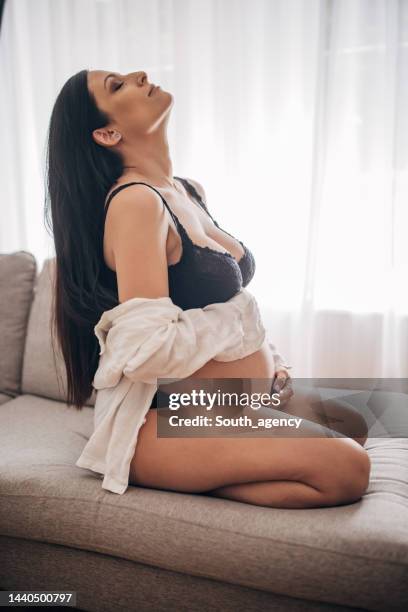 Sensual pregnant woman