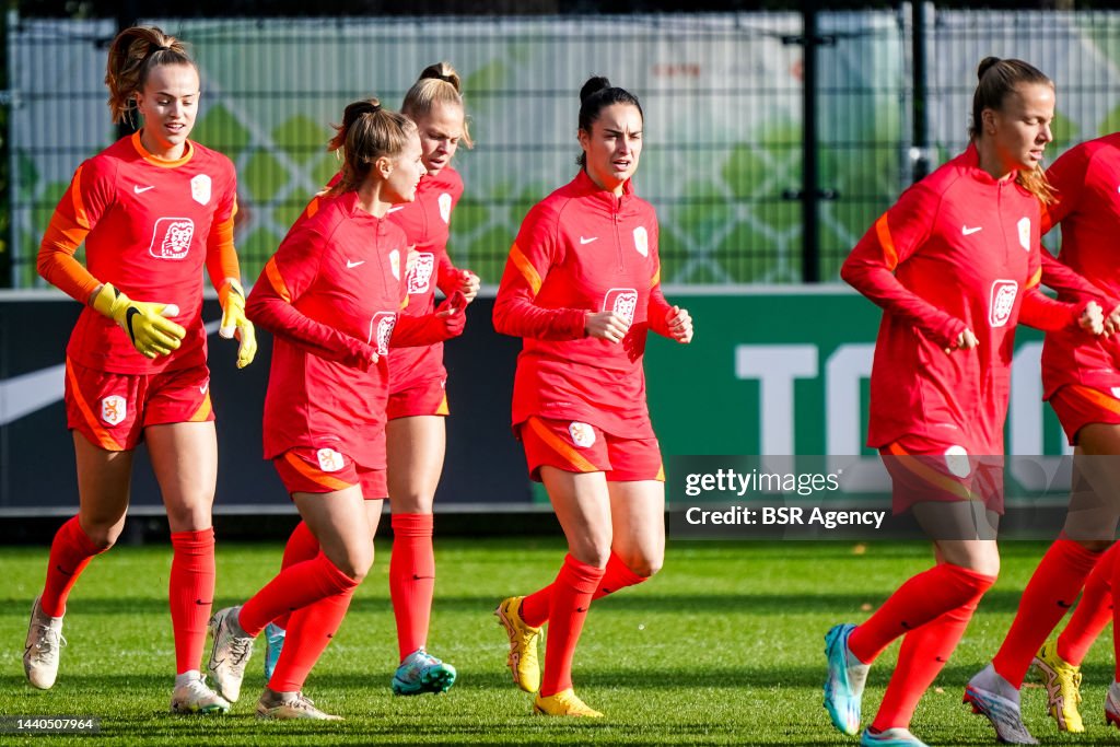 Training Session - Netherlands Womens Football Team