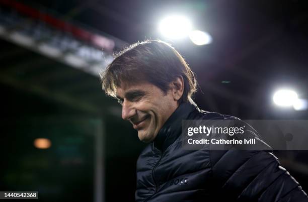 Antonio Conte, manager of Tottenham Hotspur ahead of the Carabao Cup Third Round match between Nottingham Forest and Tottenham Hotspur at City Ground...