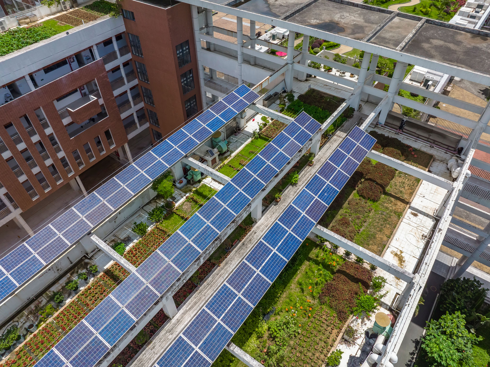 solar panel school