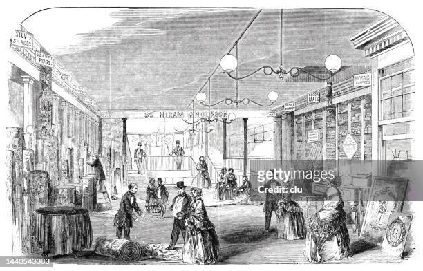 20 Inside Shopping Mall Cartoon High Res Illustrations - Getty Images