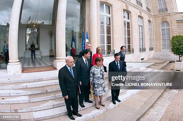 France's Junior Minister for Defence Marc Laffineur, France's Junior Minister for Foreign Trade Pierre Lellouche, France's Agriculture Minister Bruno...