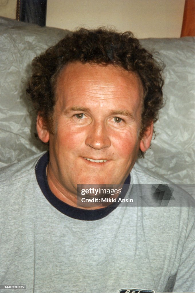 Portrait of Irish actor Colm Meaney during the filming of 'Monument ...