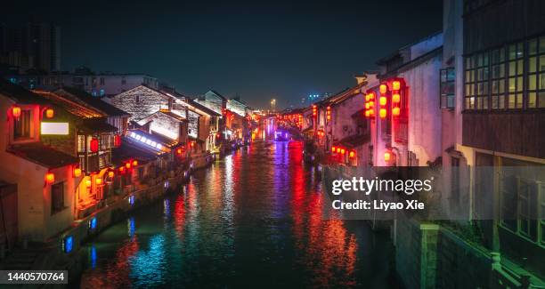 wuxi grand canal - jiangsu province stock pictures, royalty-free photos & images