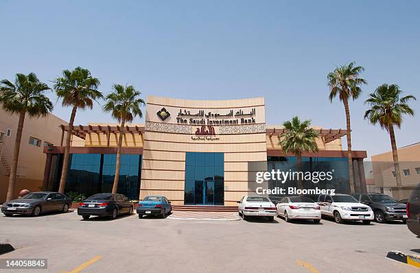 The offices of the Saudi Investment Bank stand in Riyadh, Saudi Arabia, on Tuesday, May 8, 2012. Saudi Arabia's stock market is the Gulf Cooperation...