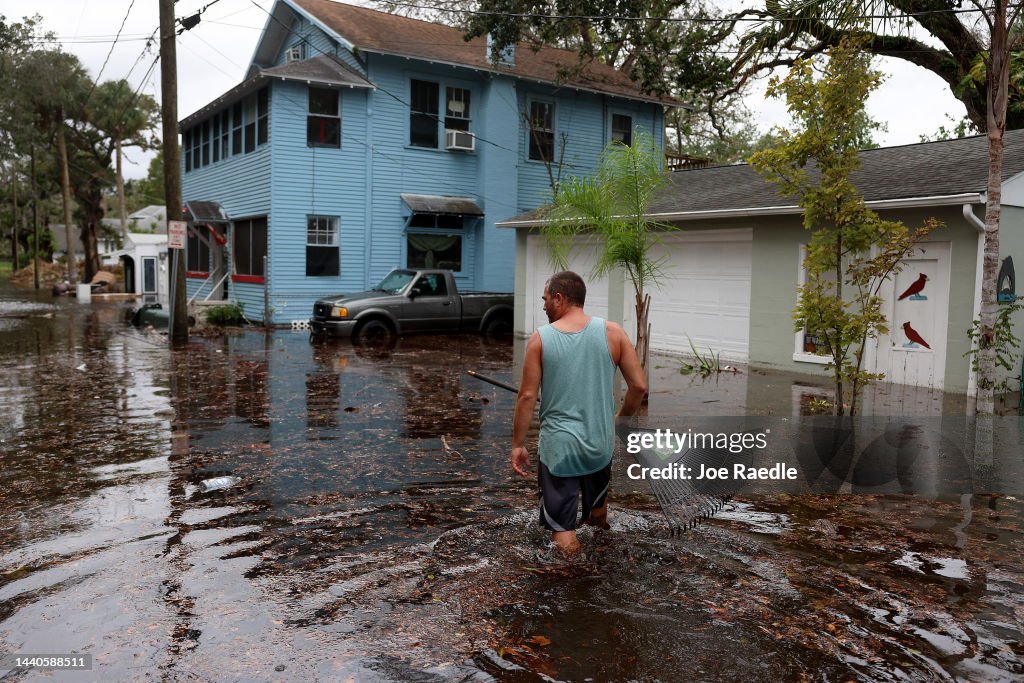 Tropical Storm Nicole Bears Down On Florida's Atlantic Coast