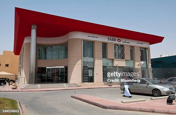 The offices of SABB, or Saudi British Bank, stand in Riyadh, Saudi Arabia, on Tuesday, May 8, 2012. Saudi Arabia's stock market is the Gulf...