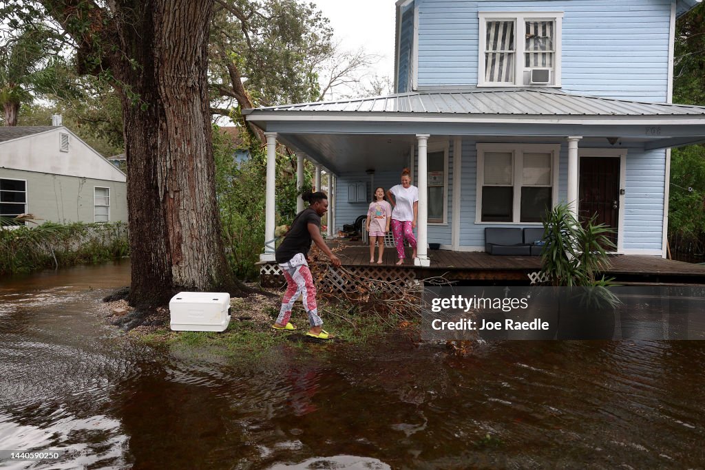 Tropical Storm Nicole Bears Down On Florida's Atlantic Coast