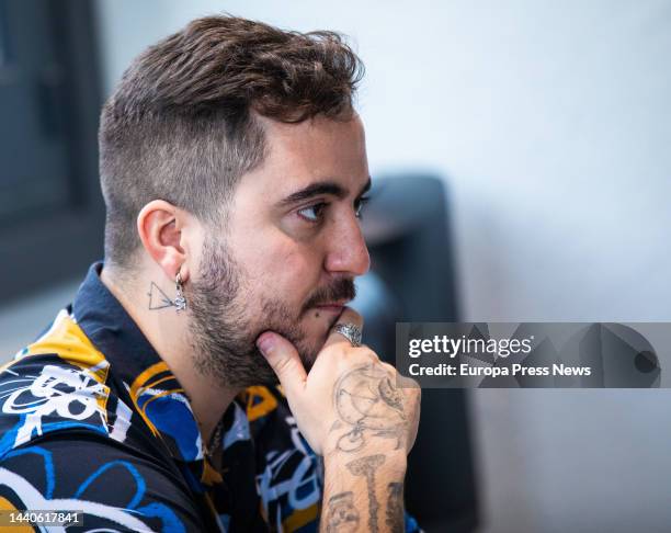 The singer Beret during an interview for Europa Press, at Warner Music Spain, on November 8 in Madrid, Spain. During his interview, Beret, has talked...