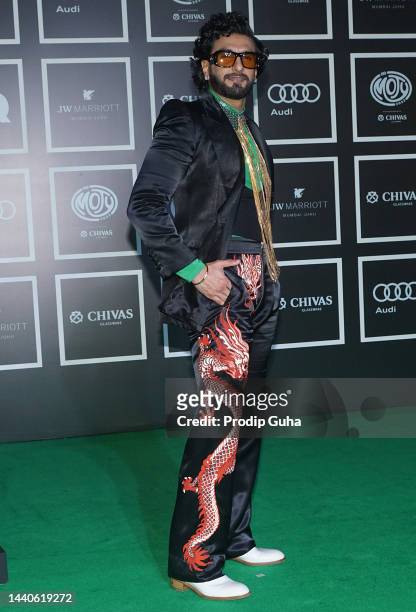 Ranveer Singh attends the GQ Men of the Year Awards on November 10, 2022 in Mumbai, India