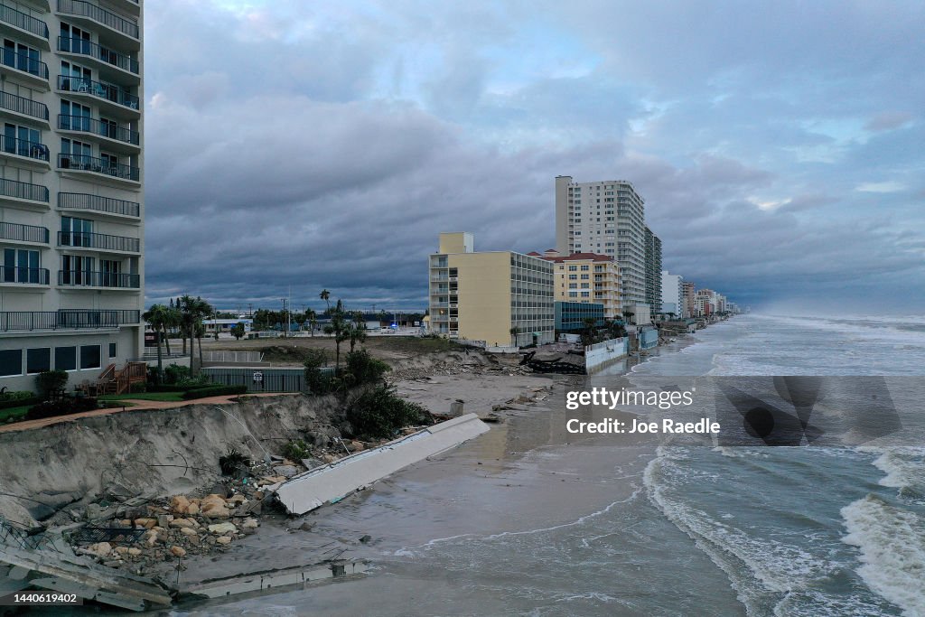 Tropical Storm Nicole Bears Down On Florida's Atlantic Coast