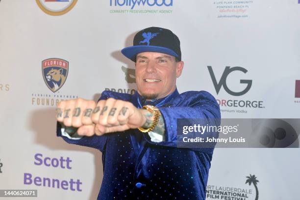 Vanilla Ice aka Rob Van Winkle attends the documentaries of 'Ice Ice, Baby Hip Hop's 1st Global" screening during the 37th Annual Fort Lauderdale...
