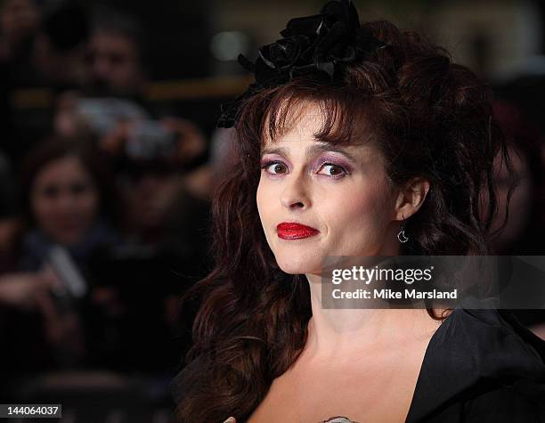 Helena Bonham Carter attends the European premiere of Dark Shadows at the Empire Leicester Square on May 9, 2012 in London, England.