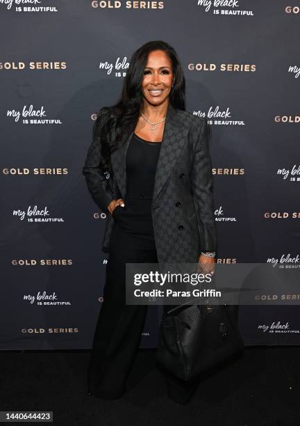 Sheree Whitfield attends a special screening of "Black Panther: Wakanda Forever" at Regal Atlantic Station on November 10, 2022 in Atlanta, Georgia.