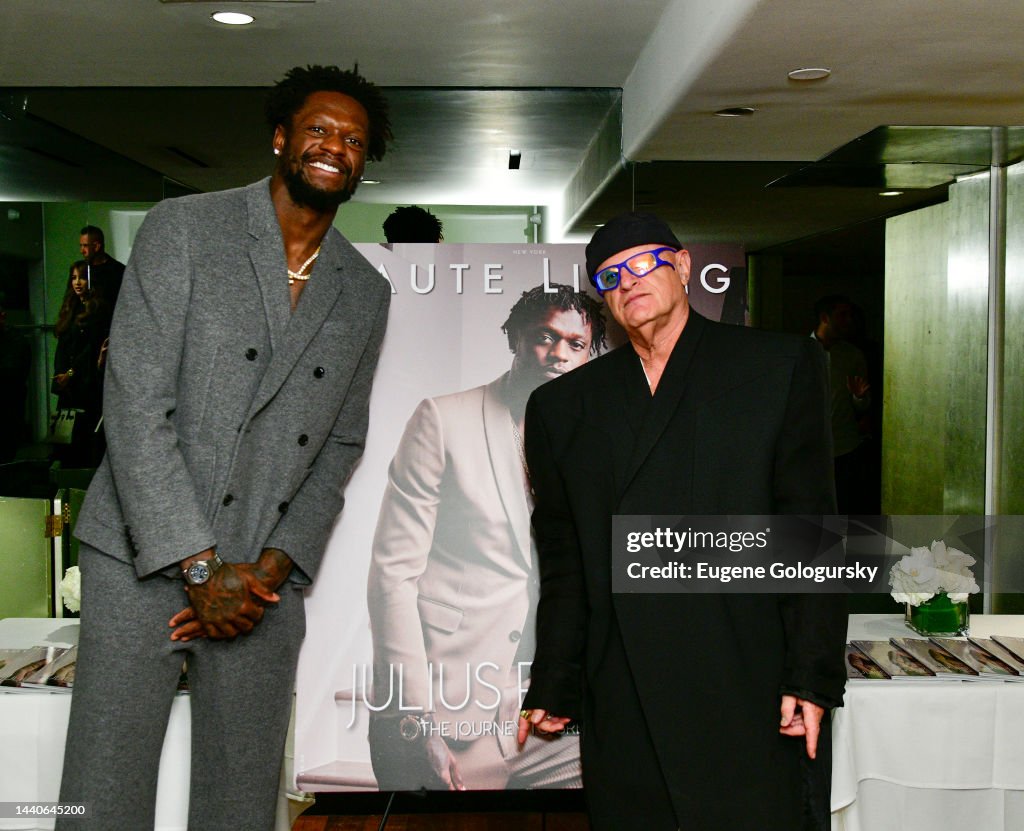 Roman Rakovsky Julius Randle and Roman Rakovsky attend the Haute Living Celebration ...