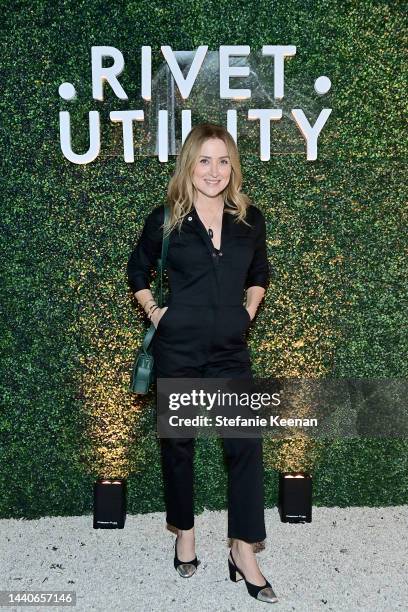 Sasha Alexander attends Rivet Utility's Two Year Celebration on November 10, 2022 in Los Angeles, California.