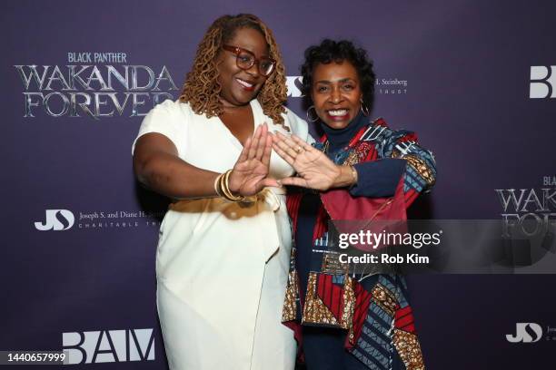 Blondel Pinnock, CEO and president of Bedford Stuyvesant Restoration Corporation and Yvette D. Clarke, Congresswoman of the 9th District of New York...