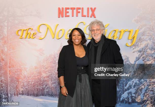 Dara Taylor and Charles Shyer attend The Noel Diary Special Screening at The Bay Theater on November 10, 2022 in Pacific Palisades, California.