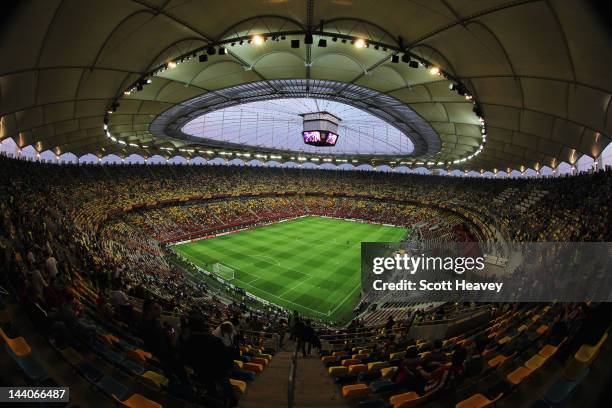 General View prior to the UEFA Europa League Final between Atletico Madrid and Athletic Bilbao at the National Arena on May 9, 2012 in Bucharest,...