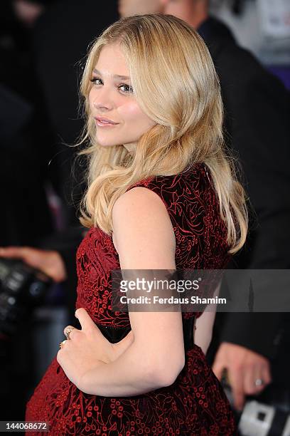 Chloe Moretz attends the UK premiere of Dark Shadows at Empire Leicester Square on May 9, 2012 in London, England.