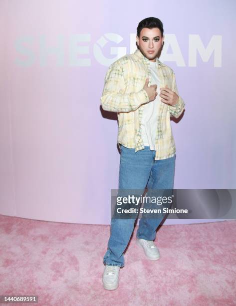 Manny Gutierrez attends SHEGLAM's Glam House Pop-Up Hosted by Ashley Tisdale on November 10, 2022 in West Hollywood, California.
