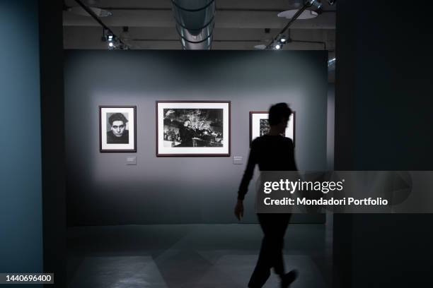 Opening of the photography exhibition of Hungarian photographer Robert Capa at MUDEC. Milan , November 10th, 2022