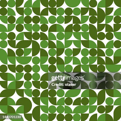 Circle and quarter circles in grid pattern Circle and quarter circles in grid pattern