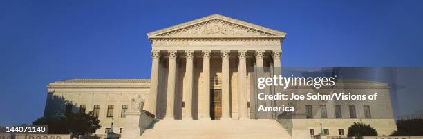 View of entire US Supreme Court Building, Washington DC