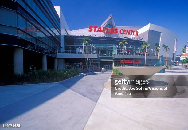Staples Center, home to the NBA's Los Angeles Lakers, Los Angeles, California