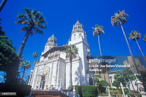 The Enchanted Hill and Casa Grande at Hearst Castle, San Simeon, Central Coast, California