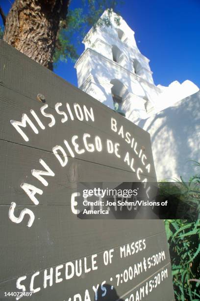 Mission Basilica San Diego De Alcala, San Diego, California, Nachrichtenfoto