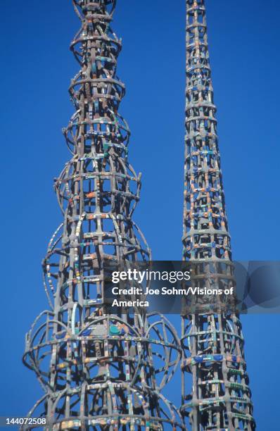 Watts Towers 20th Anniversary of the 1965 riots, Los Angeles, California