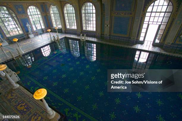 Indoor Roman Pool at Hearst Castle, San Simeon, California, where many celebrities went swimming