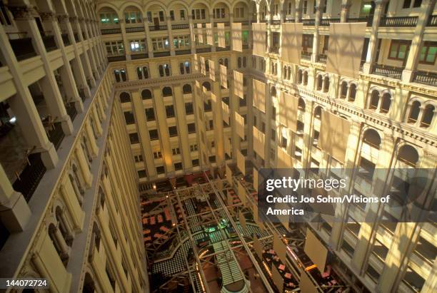 Interior courtyard of Old Post Office, Washington, DC