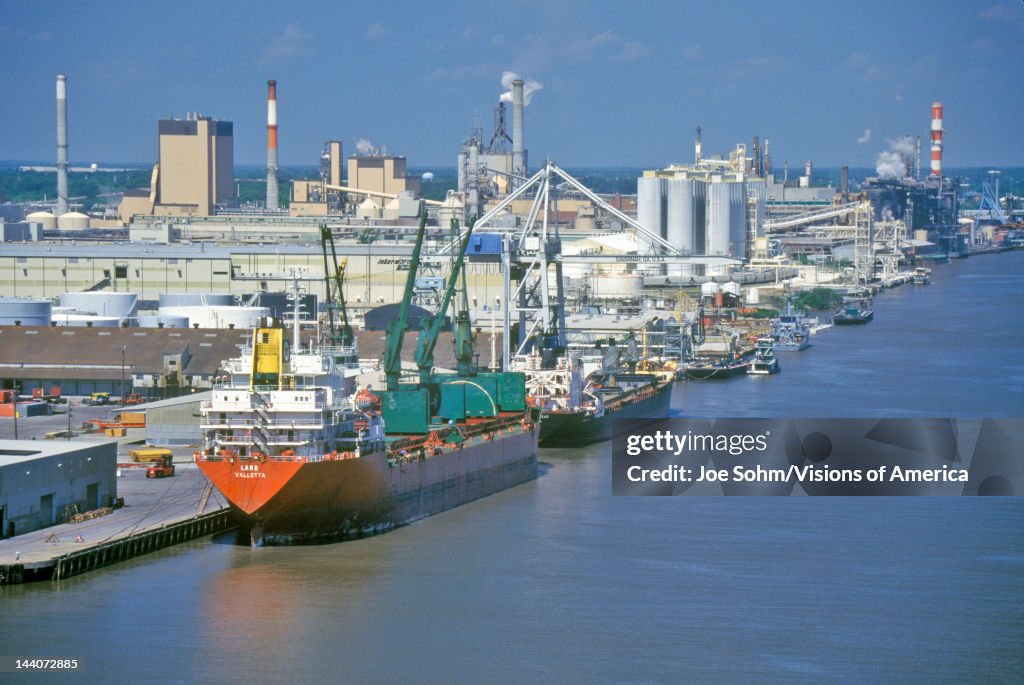 Shipping in the Port of Savannah, Savannah, Georgia