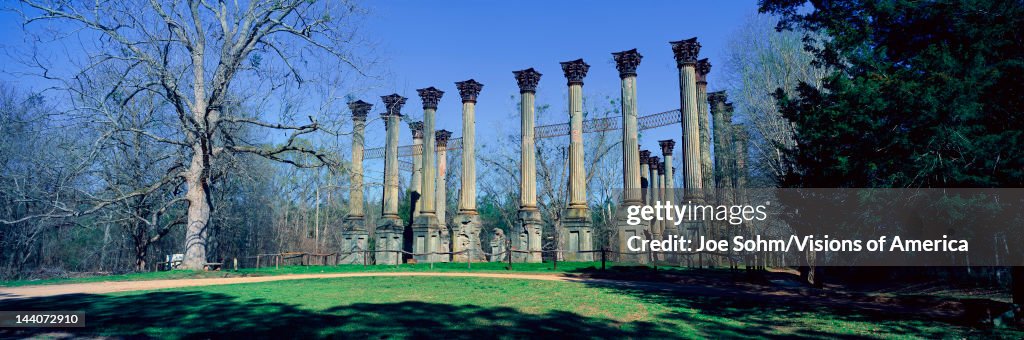 Windsor Ruins are the ruins of the largest antebellum Greek Revival mansion built in the US state of Mississippi, Claiborne County, Mississippi