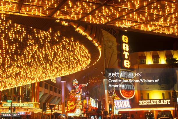 Neon lights at night, Downtown, Las Vegas, NV