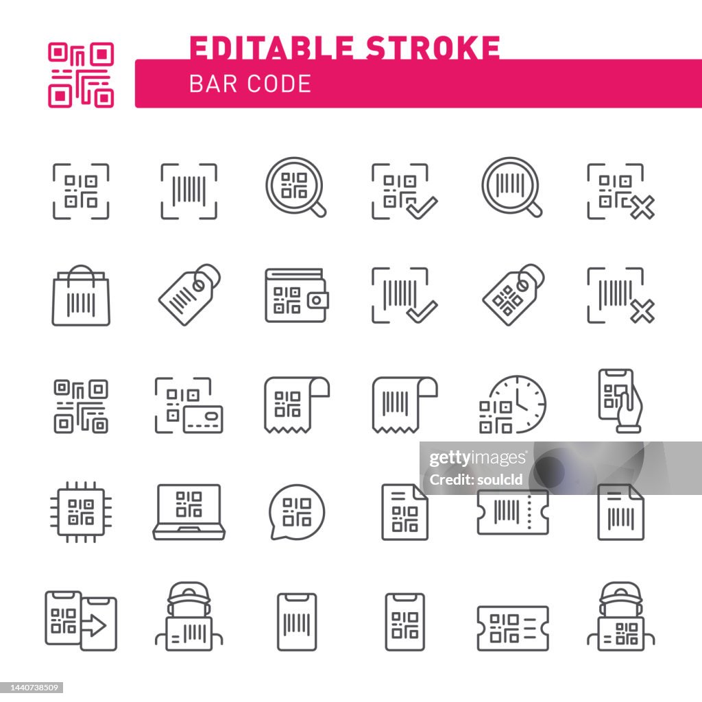 Bar Code Icons