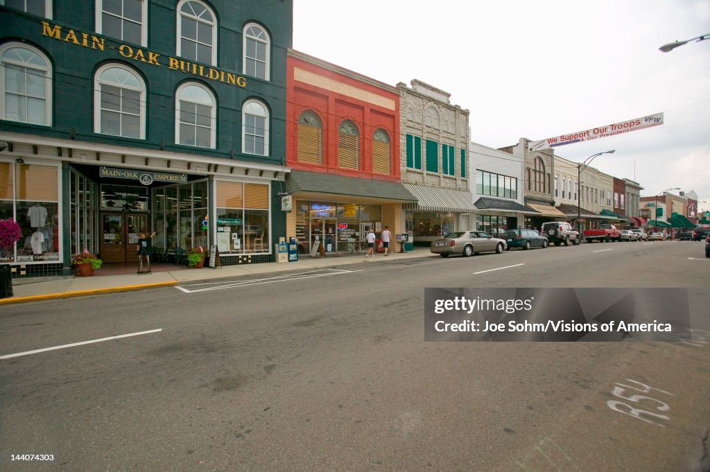Main street in Mount Airy, North Carolina, the town featured in... News ...
