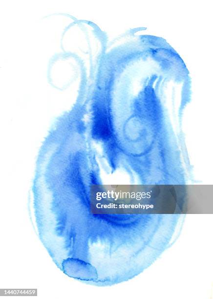water droplet - blu stock illustrations